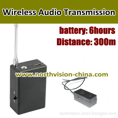 Mini Wireless Voice Transmitter, Mini Size, 300m Distance, Use Button Battery (GM902)